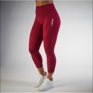 Gymshark Seamless Red Leggings